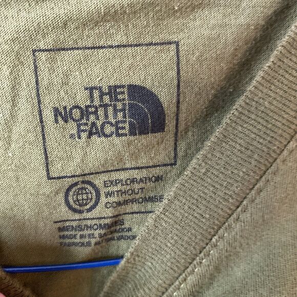 North Face Shirt Mens XL Green Bear Mountain Graphic Outdoor Tee Short Sleeve - Picture 3 of 10